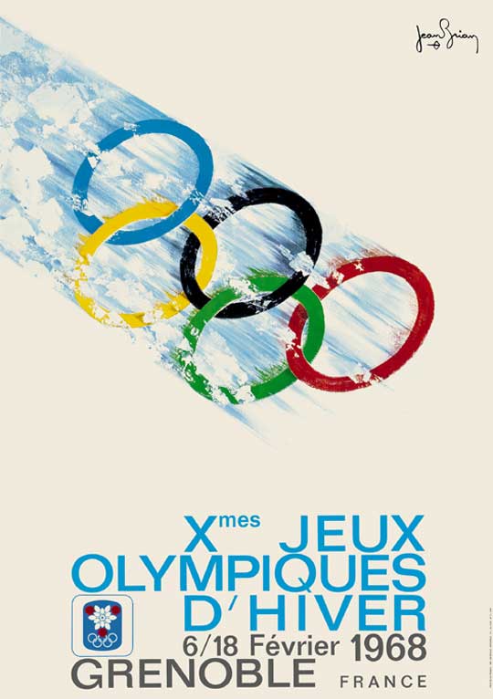 Ngắm poster Olympic mùa đông từ vintage tới hiện đại 10