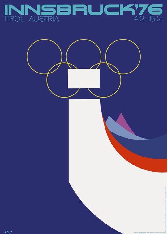 Ngắm poster Olympic mùa đông từ vintage tới hiện đại 12
