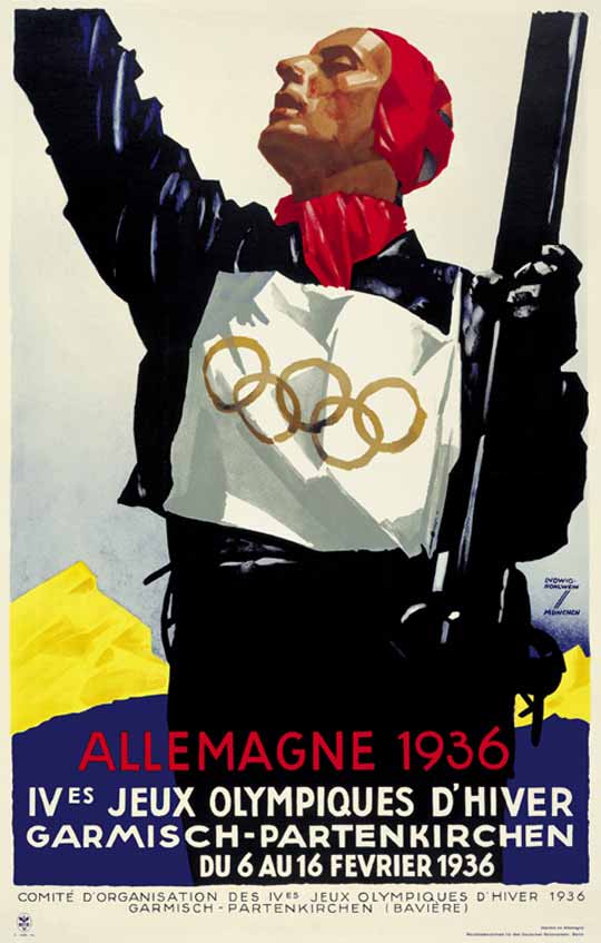 Ngắm poster Olympic mùa đông từ vintage tới hiện đại 4