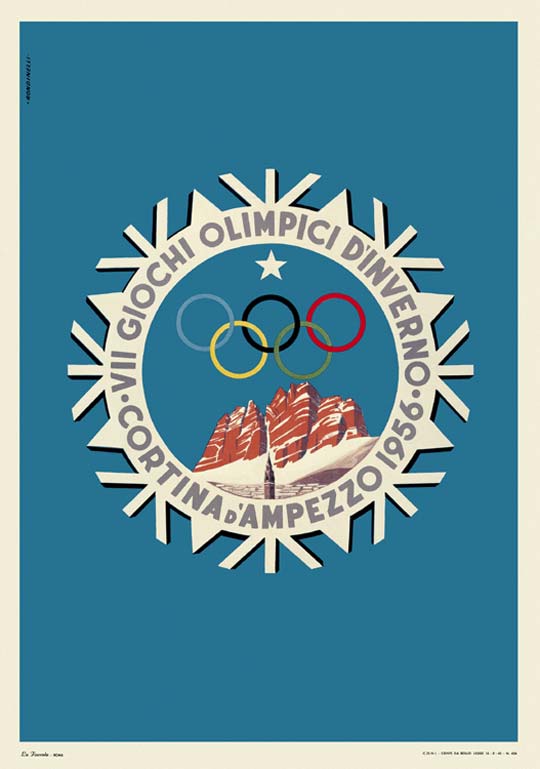 Ngắm poster Olympic mùa đông từ vintage tới hiện đại 7