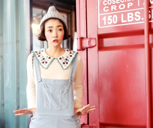 Phối đồ đậm chất retro cá tính cùng quần Dungarees 9