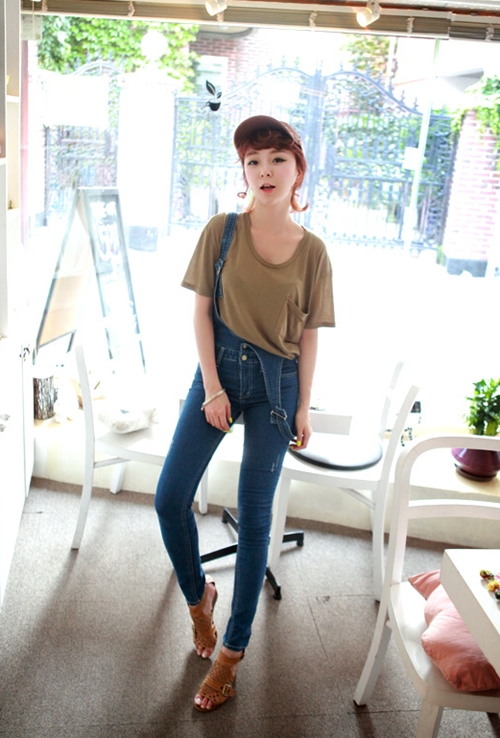 Phối đồ đậm chất retro cá tính cùng quần Dungarees 15