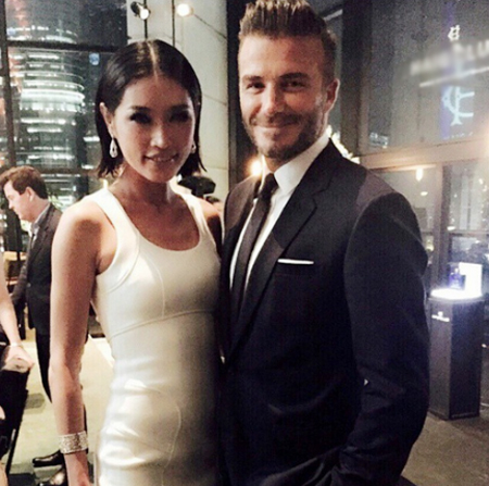 Beckham lịch lãm bên người đẹp tại Malaysia 4