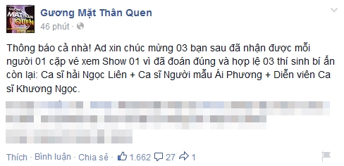 Lộ diện đầy đủ 6 th&iacute; sinh "Gương mặt th&acirc;n quen" m&ugrave;a 3 1