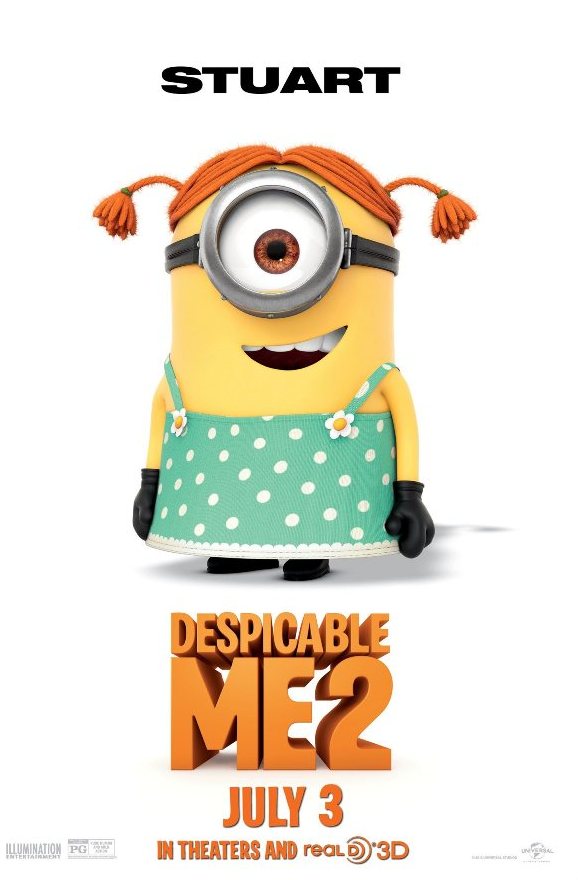 Minion (Despicable Me 2) hóa trang siêu "đỏm dáng" 1