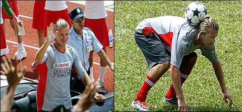 Chiều nay Beckham tới Việt Nam bằng chuy&ecirc;n cơ 5