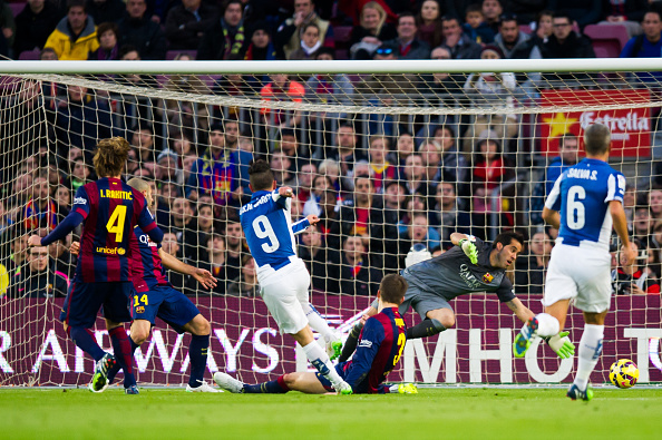 Barcelona 5-1 Espanyol: Ronaldo gọi, Messi trả lời 1