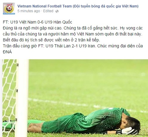 Cư dân mạng buồn bã sau thất bại đậm đà của U19 Việt Nam 8
