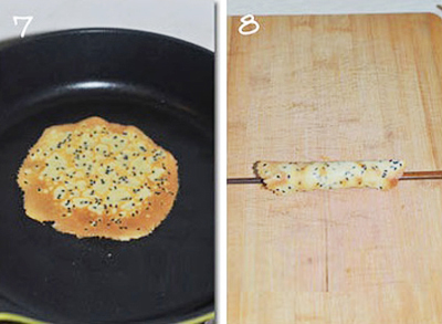 Giòn tan bánh quế cuộn nướng bằng chảo 4