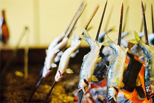 Mê mẩn thú ăn cá suối độc đáo ở Nhật Bản 5