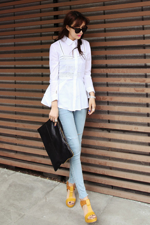 B&iacute; quyết phối sơmi oversized che khuyết điểm từng d&aacute;ng người 2