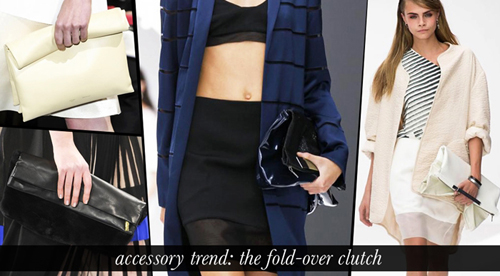 Dẫn đầu xu hướng phụ kiện 2013 với Fold-over clutch 2