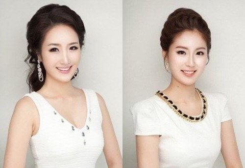 Th&iacute; sinh Hoa hậu H&agrave;n Quốc 2013 c&oacute; khu&ocirc;n mặt giống nhau đến ngỡ ng&agrave;ng 2