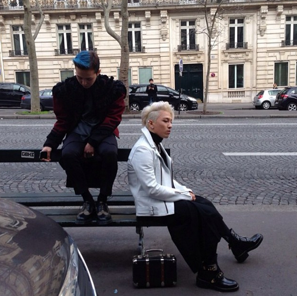 G-Dragon và Taeyang trở thành tâm điểm tại Paris Fashion Week 1
