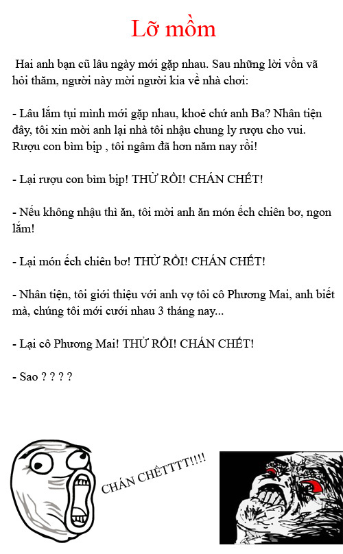 [Truyện cười] Lỡ mồm 1