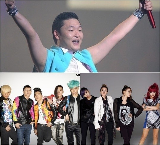 Psy, Big Bang, 2NE1 "giật" 3 giải lớn của YouTube 1