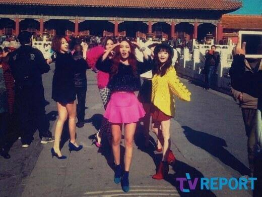 T-ara m&agrave;u m&egrave;, sặc sỡ quay clip ở Trung Quốc 8