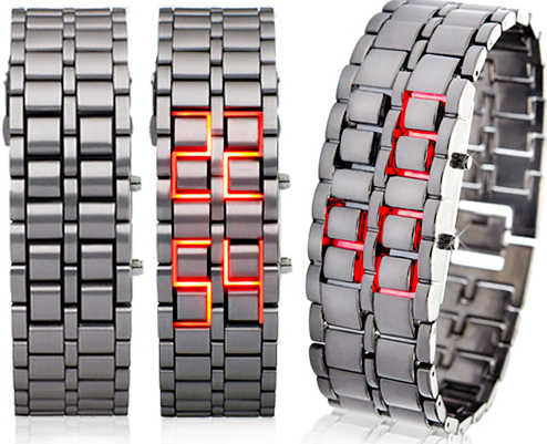 Đồng hồ đeo tay Samurai đèn LED cực chất giá rẻ 2