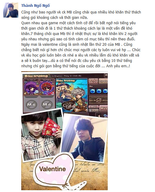 Muôn vẻ cách tỏ tình cực “ngọt” của game thủ iGà ngày valentine 2