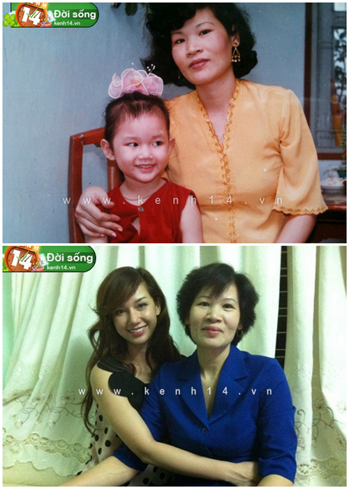 Ảnh độc: Gia đình sao Việt - hot girl xưa và nay 8