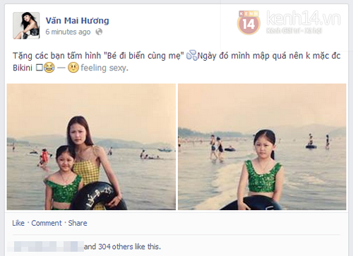 Văn Mai Hương khoe ảnh ng&agrave;y b&eacute; mũm mĩm 1
