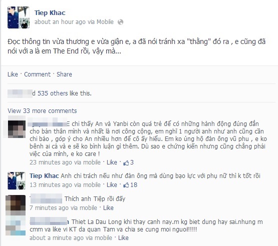 Chuyện tình Yanbi - Andrea, "trai đẹp" Omar gây bão Facebook 2