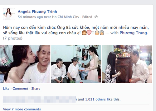 Những khoảnh khắc đẹp của sao Việt và sao Hàn dịp đầu năm 8
