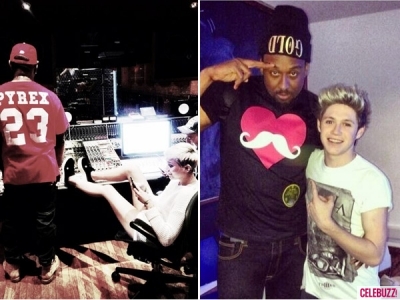 Miley Cyrus vào phòng thu với Niall (One Direction)  1