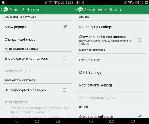 "Độ" giao diện Chat Head cho tin nhắn SMS trên Android 6