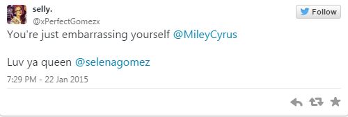 Miley Cyrus bị chỉ trích thậm tệ vì đăng ảnh nhái Selena Gomez 4