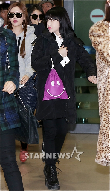 T-ara xinh đẹp tại sân bay Hàn Quốc sau minishow ở Việt Nam 4