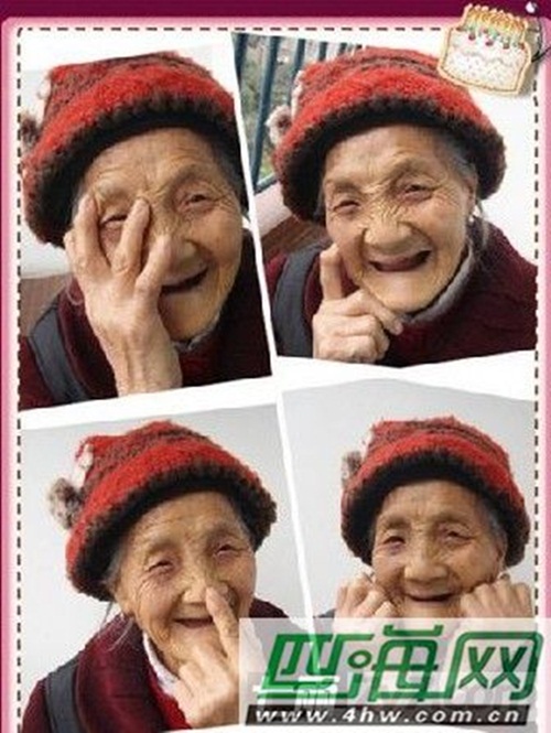 Trung Quốc: Cụ bà trăm tuổi "pose" hình cực xì tin  3