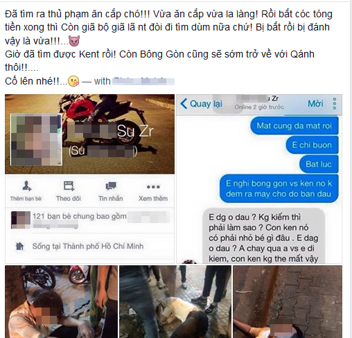 TP.HCM: Trộm chó của bạn thân còn nhắn tin hỏi thăm, nam thanh niên bị "vạch mặt" 1