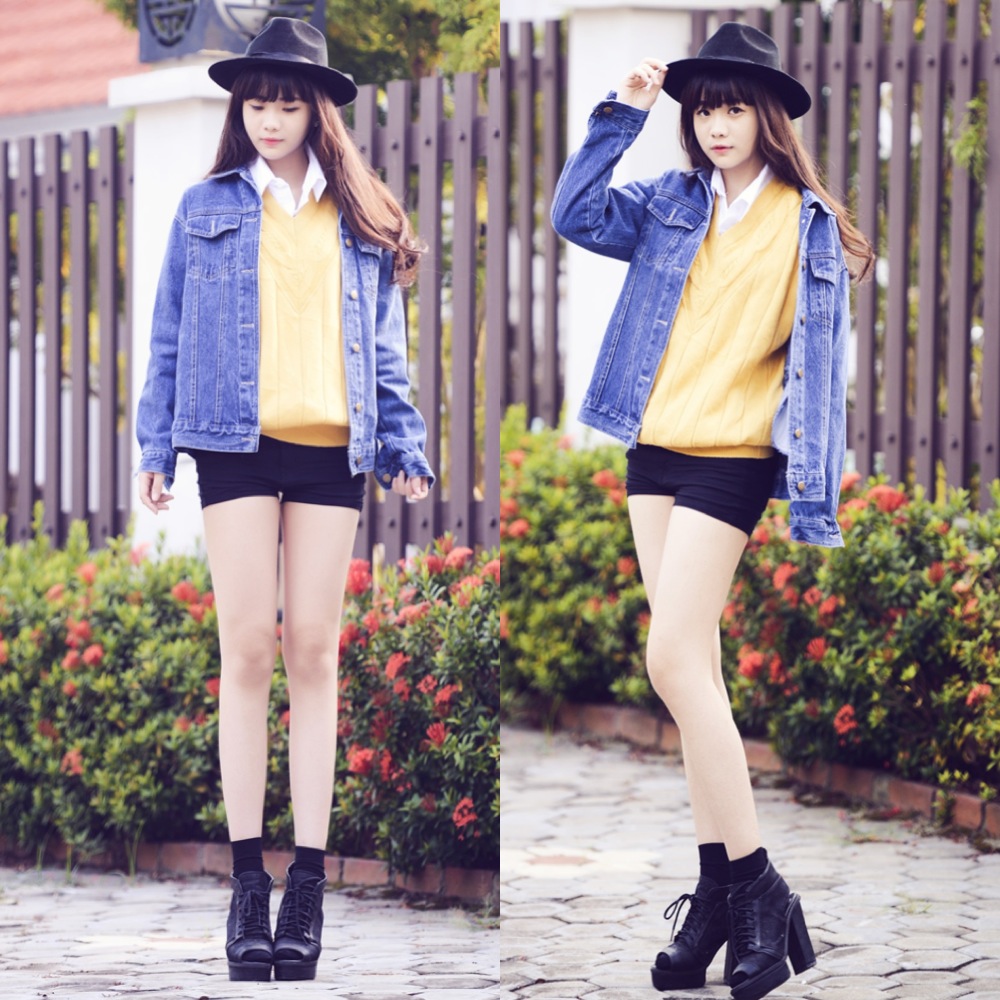 Sweater & Denim Jacket - "Bộ đôi" siêu chất cho ngày lạnh 1