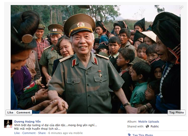 Sao Việt bùi ngùi chia sẻ về tin Đại tướng Võ Nguyên Giáp từ trần 11