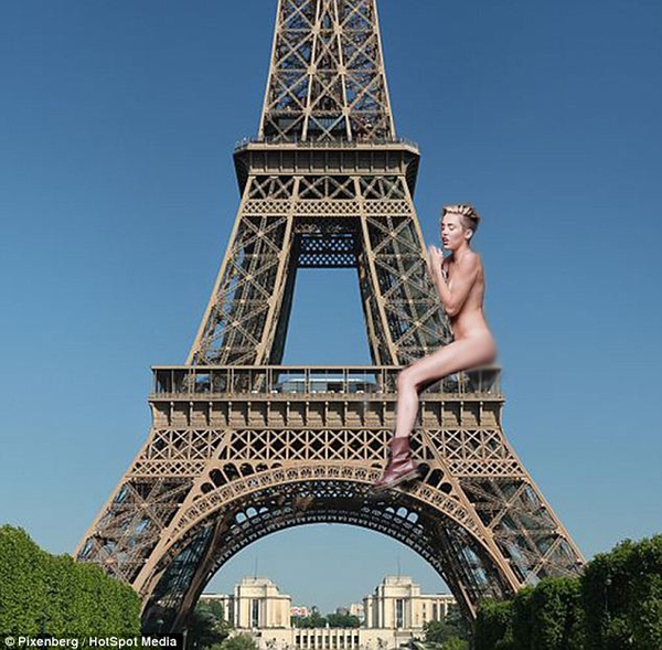 Miley Cyrus bị biến thành trò cười với ảnh chế 3 Miley Cyrus bị biến thành trò cười với ảnh chế 3