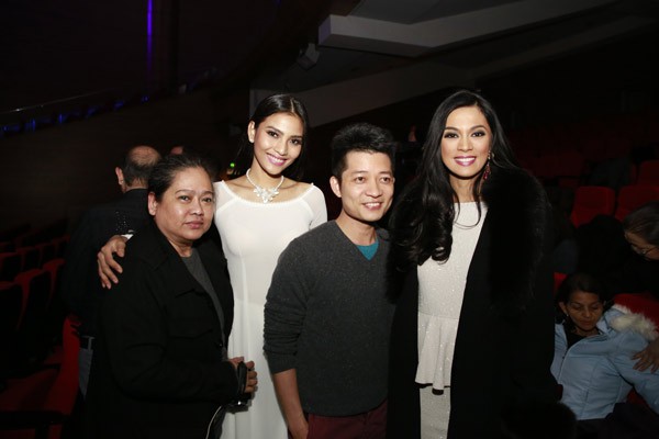 Trương Thị May diện áo dài trắng tổng duyệt "Miss Universe 2013" 2