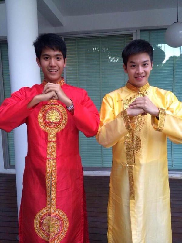 Fan Việt thích thú vì Phu - Thee (Tuổi nổi loạn) mặc Áo dài 11