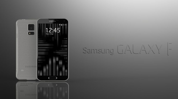 Bản thiết kế Samsung Galaxy F vỏ kim loại đẹp mắt 1