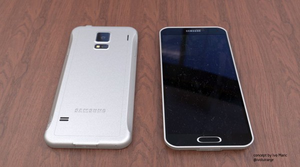 Bản thiết kế Samsung Galaxy F vỏ kim loại đẹp mắt 2