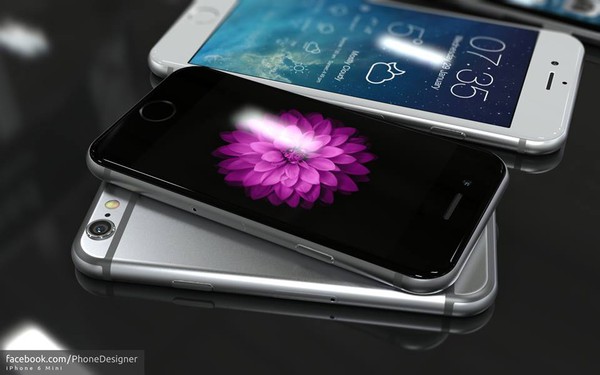 iPhone 6 Mini so dáng bên iPhone 6 và 6 Plus 1