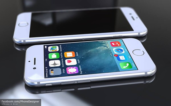 iPhone 6 Mini so dáng bên iPhone 6 và 6 Plus 2