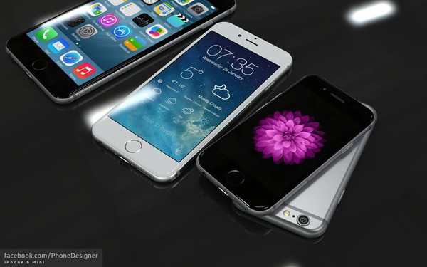 iPhone 6 Mini so dáng bên iPhone 6 và 6 Plus 5