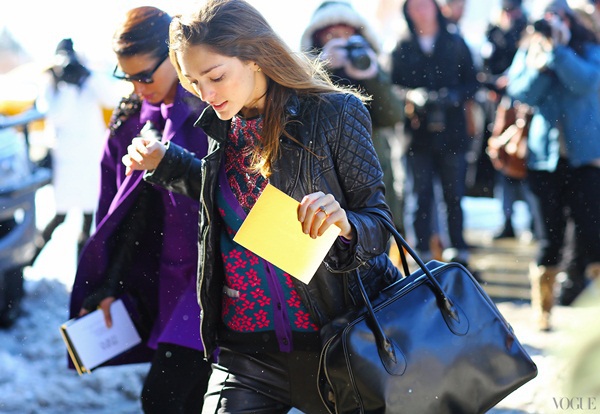 Gam màu sống động "bao trùm" street style tại NYFW 2013 5