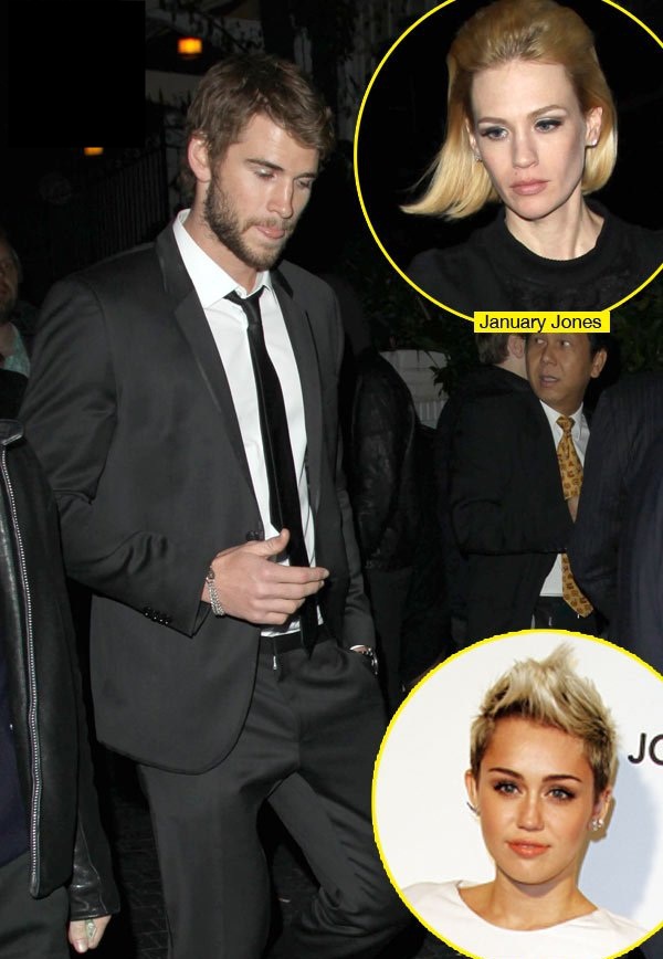 Liam Hemsworth đi tiệc vắng Miley 1