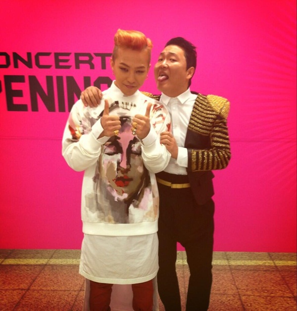 G-Dragon khoe ảnh siêu nhắng cùng Psy 1