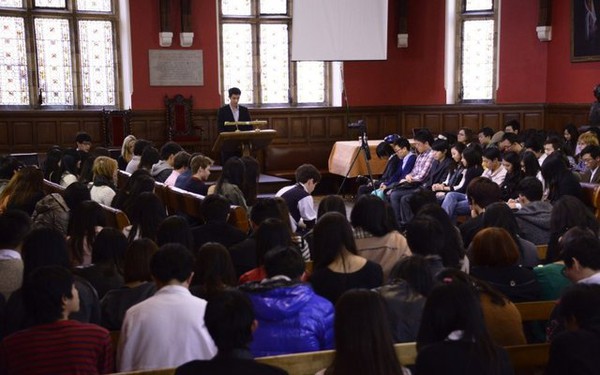 Vương Lực Hoành đến thuyết giảng tại đại học Oxford 3