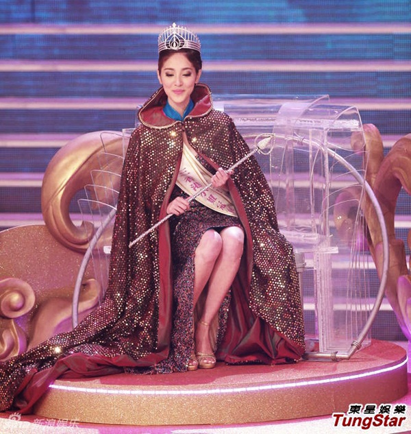 Người đẹp 40kg đăng quang Hoa hậu Hồng Kông 2013 1