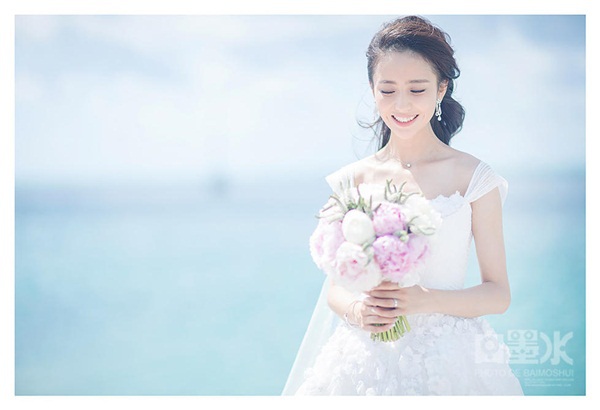 Ngất ng&acirc;y ảnh cưới tuyệt đẹp của "tiểu hoa đ&aacute;n" Đồng Lệ &Aacute; 6