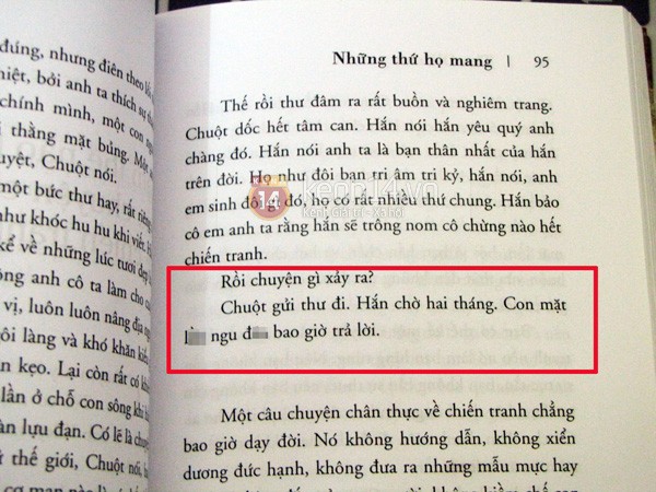 Sách dịch chứa ngôn ngữ tục tĩu vì "phù hợp với văn cảnh" 2